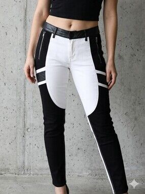 Express Stella Low Rise Ankle Legging Colorblock Pants, NWT Size 12